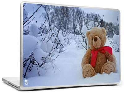 

Print Shapes Snow teddy bear Vinyl Laptop Decal 15.6