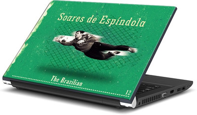 

ShopMantra Jlio Csar Brazil Football Vinyl Laptop Decal 15.6