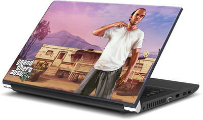 

ShopMantra Grand Theft Auto Killing Action Vinyl Laptop Decal 15.6