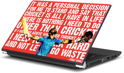 

ShopMantra Virat Kohli Quote Vinyl Laptop Decal 15.6