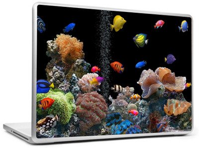 

Print Shapes Fish underwater colorfull Vinyl Laptop Decal 15.6