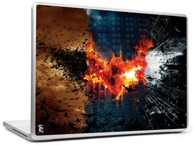 

Print Shapes Burning batman logo Vinyl Laptop Decal 15.6