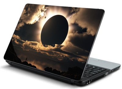 

Geek ECLIPSE SKY CLOUDS Laminated Vinyl Laptop Decal 15.6