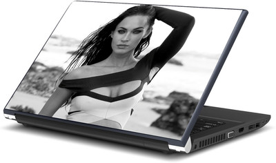 Artifa Megan Fox Black and White Vinyl Laptop Decal 15.6