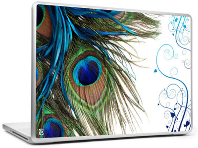 

Print Shapes Feather white Vinyl Laptop Decal 15.6