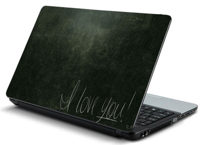 

Geek DARK BLACK GREEN SIGN RECOGNITION Laminated Vinyl Laptop Decal 15.6