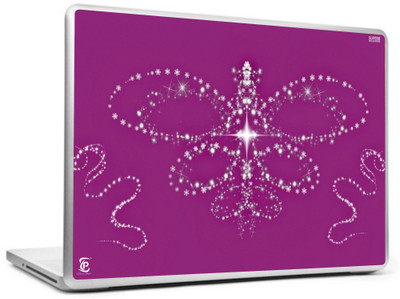 

Print Shapes Sparkly butterfly Vinyl Laptop Decal 15.6