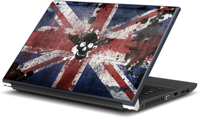 

Artifa United Kngdon Flag Skull Vinyl Laptop Decal 15.6