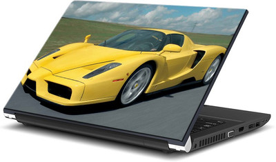 

ezyPRNT Speeding Yellow Aerodynamic Car (14 to 14.9 inch) Vinyl Laptop Decal 14