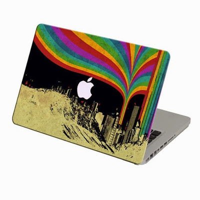 

Theskinmantra Radiant City Macbook 3m Bubble Free Vinyl Laptop Decal 13.3