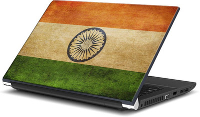 

ShopMantra Indian Tri Color Flag Vinyl Laptop Decal 15.6