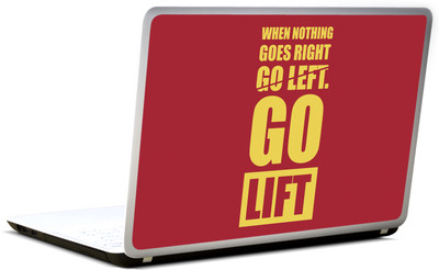 

Lab No. 4 When Nothing Goes Right Go Left Vinyl Laptop Decal 17