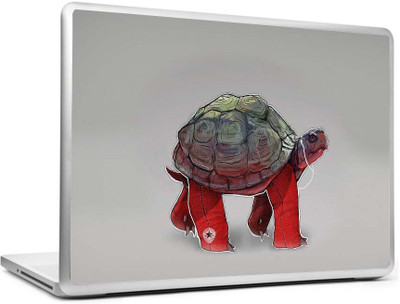 

Sukhi Aatma Tortoise Earphones Creative Vinyl Laptop Decal 15.6