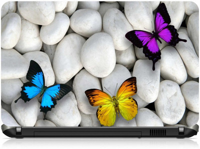 

Box 18 Butterflies On Pebble Stone1523 Vinyl Laptop Decal 15.6