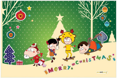 

Pics And You Pics And You Christmas Themed 38 Laptop Skin Vinyl Laptop Decal 15.6