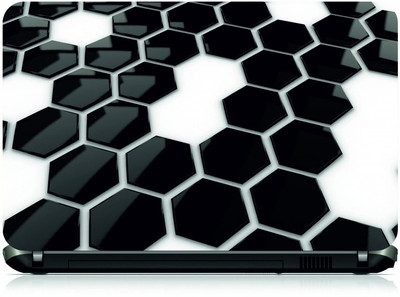 

Box 18 Black 3d Hexagon231 Vinyl Laptop Decal 15.6