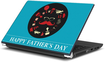 

ShopMantra Happy Father's Day -SMFP00002216 Vinyl Laptop Decal 15.6