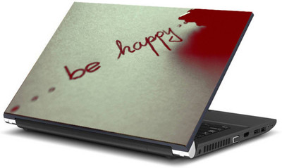 

Print Shapes Be happy Vinyl Laptop Decal 15.6