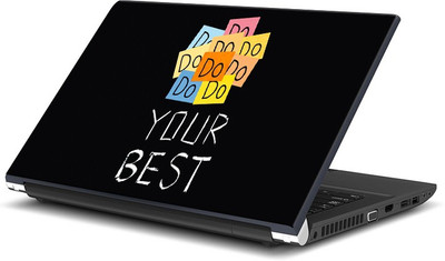 

ShopMantra Do Your Best Minimal Design Vinyl Laptop Decal 15.6