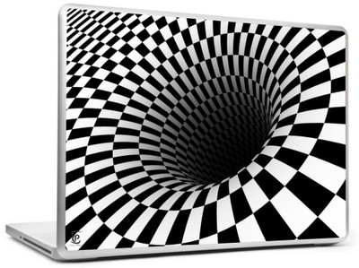 

Print Shapes Black Hole Check Vinyl Laptop Decal 15.6