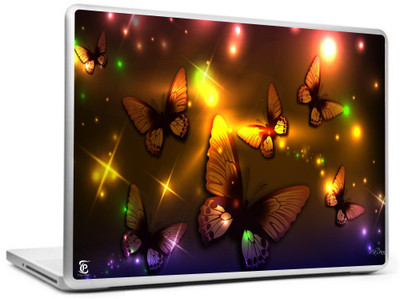 Print Shapes Sparking butterflies Vinyl Laptop Decal 15.6