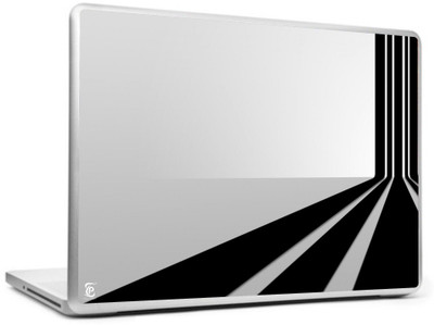 

Print Shapes Black and white Abstract Vinyl Laptop Decal 15.6
