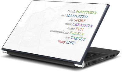 

Artifa Enjoy Life motivational Vinyl Laptop Decal 15.6