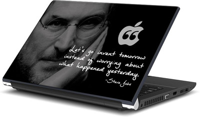 

ShopMantra Let's Go Invent Tomorrow Quote By Steve Jobs Vinyl Laptop Decal 15.6