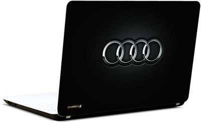 

Pics And You Audi Logo On Black 3M/Avery Vinyl Laptop Decal 15.6