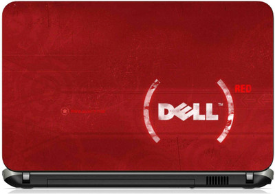 

Geek Dell Red Laminated Vinyl Laptop Decal 15.6