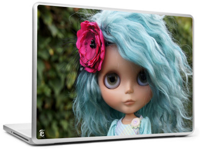 

Print Shapes Doll toy big brown eyes Vinyl Laptop Decal 15.6