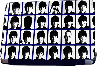 

ShopMantra The Beatles Member'S Multi Face Vinyl Laptop Decal 15.6