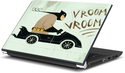 

ShopMantra Batmobil Carricature Vector Design Vinyl Laptop Decal 15.6
