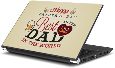 

ShopMantra Happy Father's Day -SMFP00002205 Vinyl Laptop Decal 15.6