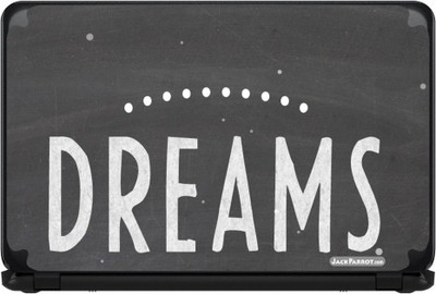 Jack Parrot Quote Dreams Vinyl Laptop Decal 15.5