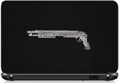 

Psycho Art War Gun Typography Vinyl Laptop Decal 15.6