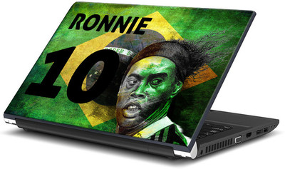 

ShopMantra Ronnie Ronaldinho Brazil Football Vinyl Laptop Decal 15.6