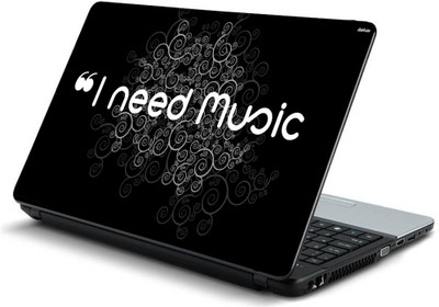 

Geek i need music HQ Laminated Vinyl Laptop Decal 15.6