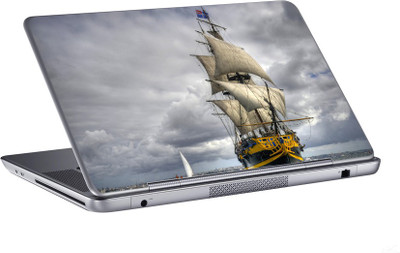 

AV Styles huge boat with rudder skin Vinyl Laptop Decal 15.6
