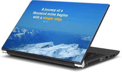 

ShopMantra A Journey of a Thousand Miles Begins With a Single Step Vinyl Laptop Decal 15.6