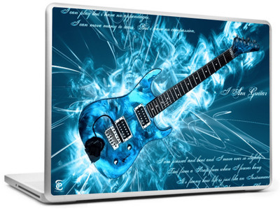 

Print Shapes Blue abstract guitar Vinyl Laptop Decal 15.6