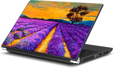 

ShopMantra Purple Bushes Field Vinyl Laptop Decal 15.6