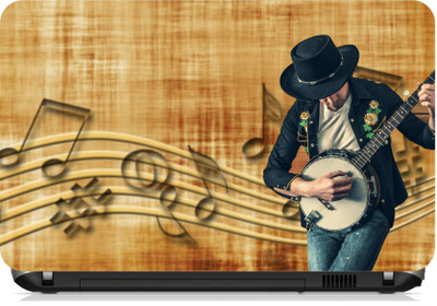 

Print Shapes Guitarist Music Vinyl Laptop Decal 15.6