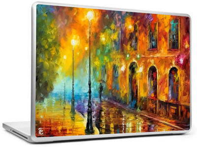 

Print Shapes Abstract rain Painting Vinyl Laptop Decal 15.6