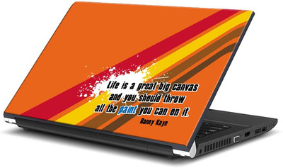 

ShopMantra Life Is A Great Big Canvas Quote Design Vinyl Laptop Decal 15.6