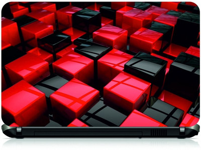 

Box 18 3d Red & Black Blocks270 Vinyl Laptop Decal 15.6