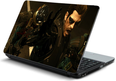 

Geek DEUS EX ADAM ZENSEN POLICE SHOOTING ROBOT Laminated Vinyl Laptop Decal 15.6