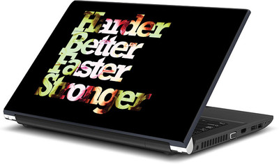 

ShopMantra Harder Better Faster Stronger Vinyl Laptop Decal 15.6