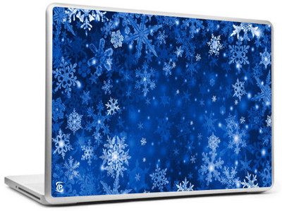 

Print Shapes Snowflakes background bright texture Vinyl Laptop Decal 15.6