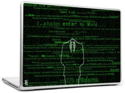 

Print Shapes Hacker Vinyl Laptop Decal 15.6